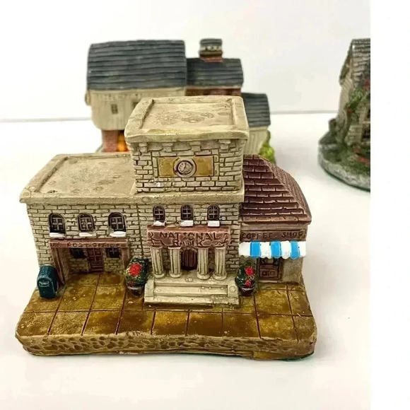 Lot of 5 VTG River Road Collection Ceramic Cottages Houses 90's Gordon Design 4" - Picture 13 of 16